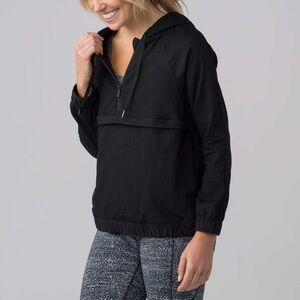 Lululemon Pack Light 1/2 Zip Pullover Sz 6 In Black